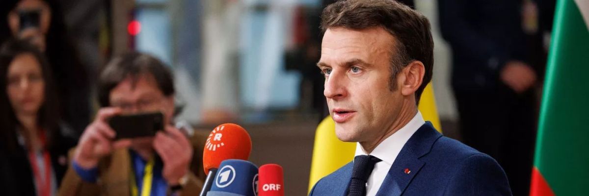 «Щось почав і не відступає»: президент Франції рішуче налаштований на військову підтримку України