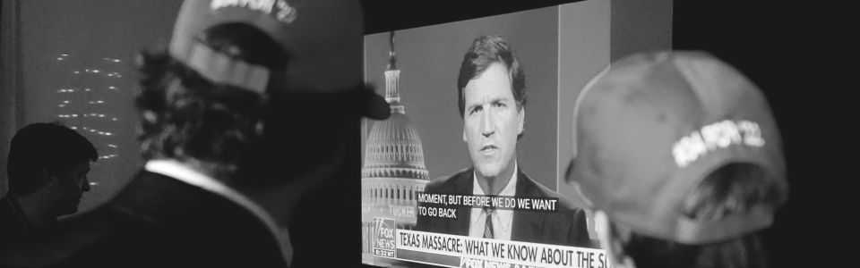 Карлсон, який говорив на Fox News